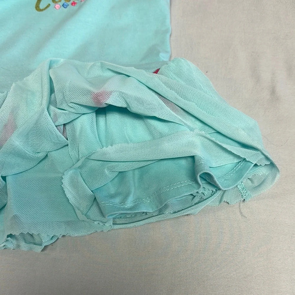 Juicy Couture sleeveless dress with Blue Tulle Skirt and pink/red tassels - Picture 5 of 5